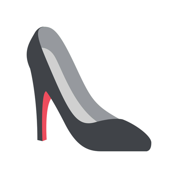 Симпатичные высокие каблуки иконка для баннера, общий дизайн печати и веб-сидеть
 - Вектор,изображение