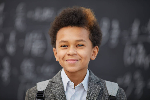 African schoolboy at school - Foto, afbeelding