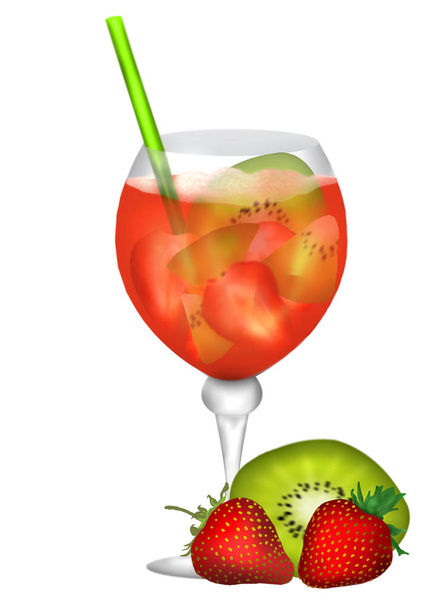 cocktail dream of fruits - Zdjęcie, obraz