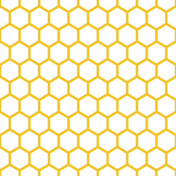 Seamless pattern. Honeycomb. Grid texture. Vector illustration.  - ベクター画像