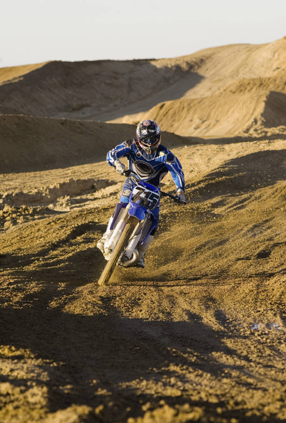 Motocross Racer Mid-Air - Photo, Image