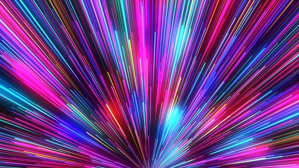 Abstract Neon Lights Background - Photo, Image