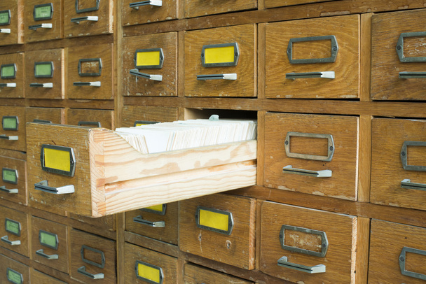 Old archive with drawers - Foto, afbeelding