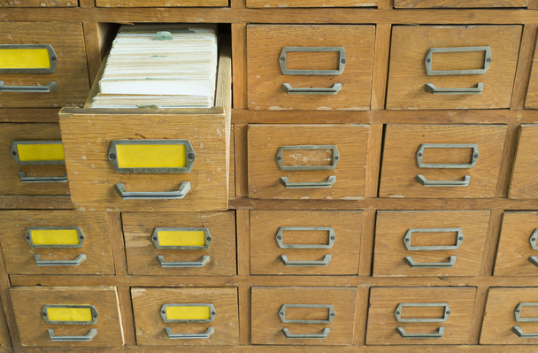 Old archive with drawers - Foto, imagen
