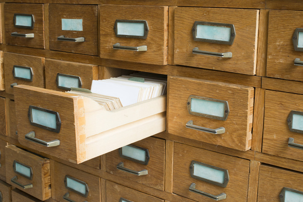 Old archive with drawers - Zdjęcie, obraz