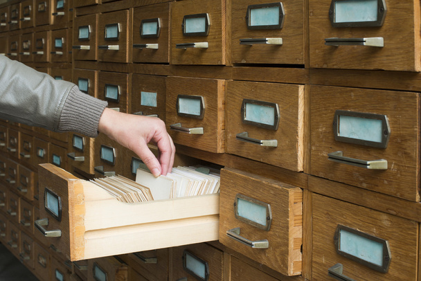 Old archive with drawers - Valokuva, kuva