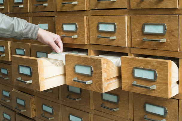 Old archive with drawers - Zdjęcie, obraz
