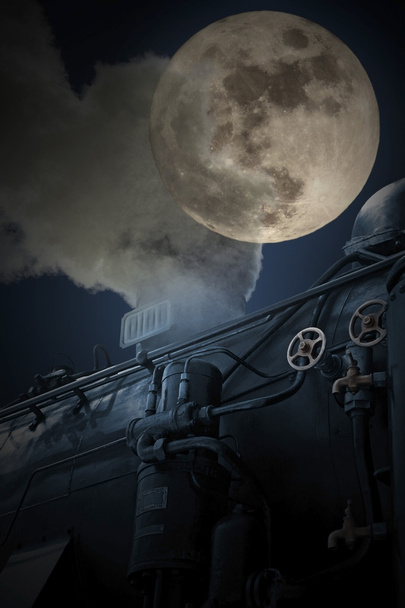 Старый ночной поезд
 - Фото, изображение