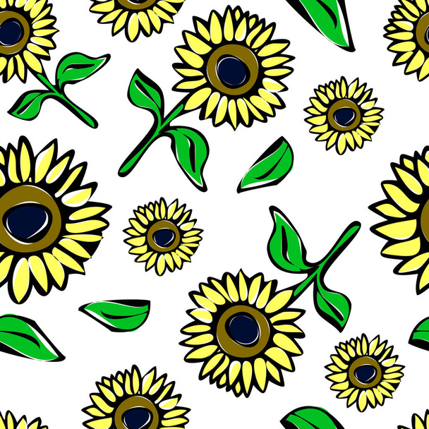 Sunflower - Vektor, kép