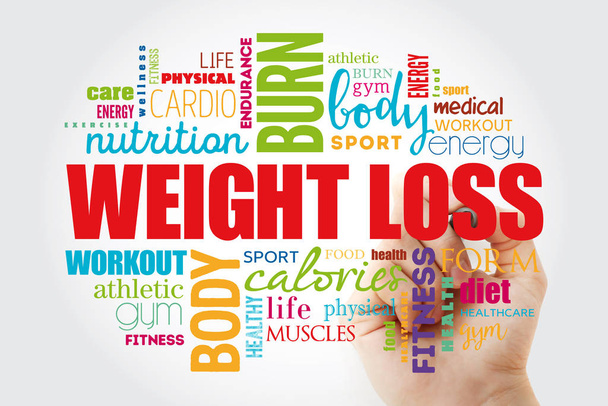 Weight Loss word cloud collage - Foto, Imagem