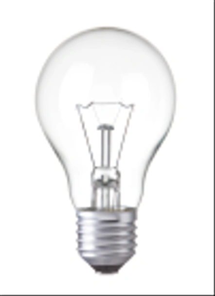 Классическая лампочка, знак лампочки вольфрама и символ идеи мышления
 - Фото, изображение