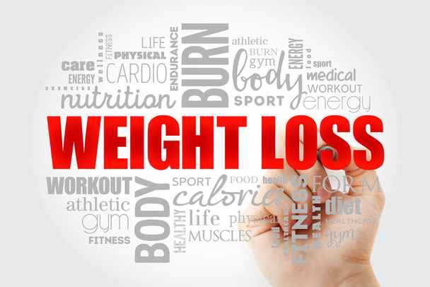 Weight Loss word cloud collage - Foto, immagini