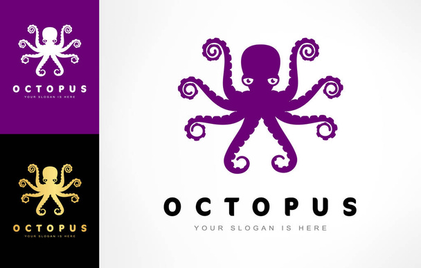 Diseño del vector del logotipo de Octopus
. - Vector, Imagen