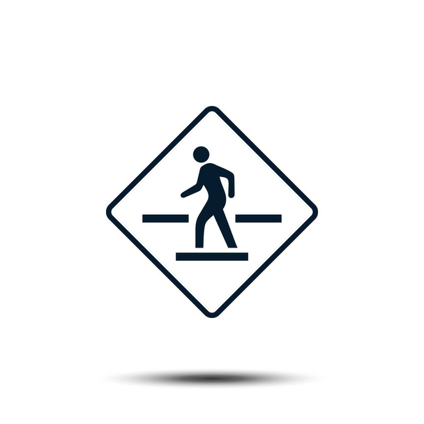 Verkehrszeichen-Vektor-Logo-Vorlage Abbildung Folge 10 - Vektor, Bild