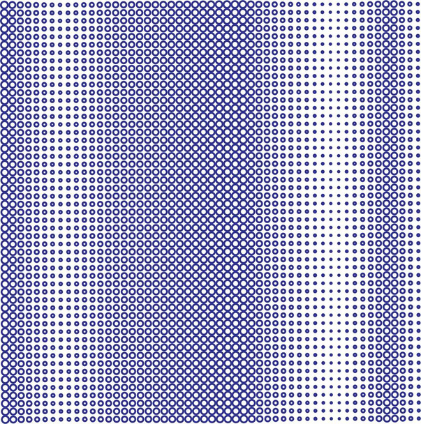 puntos azules sobre fondo blanco - Foto, Imagen