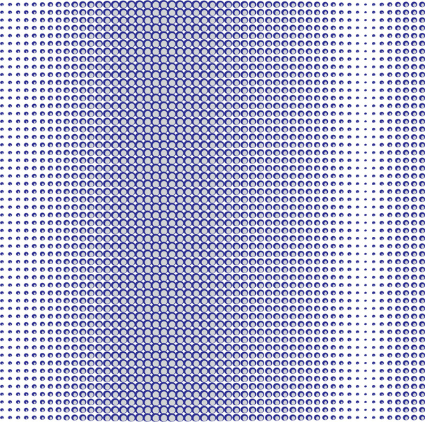 Beyaz arkaplanda mavi noktalar - Fotoğraf, Görsel