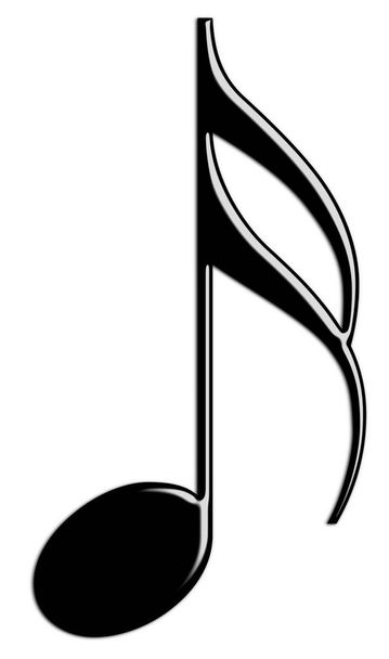 music note icon vector illustration graphic design - Фото, зображення