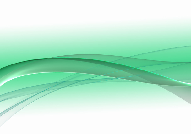 Streszczenie fal tła. Białe, zielone i miętowe abstrakcyjne tło dla wizytówki lub tapety - Zdjęcie, obraz