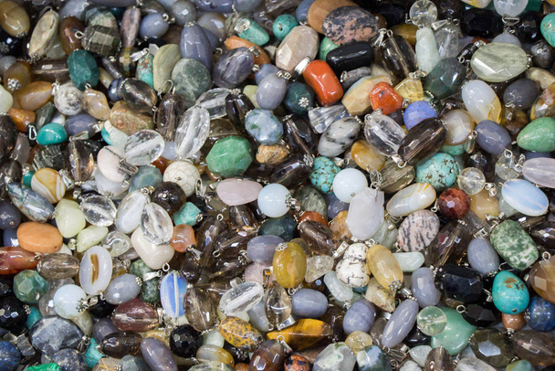 Set of natural mineral gemstones  - Photo, Image