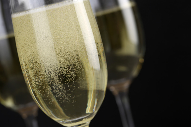 Sparkling Champagne in a glass - Fotó, kép