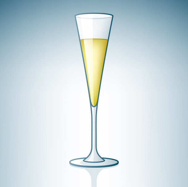 Champaign / Sparkling Wine Glass - Vektor, obrázek