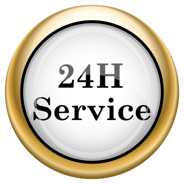 24 órás szolgáltatás ikonjára - Fotó, kép
