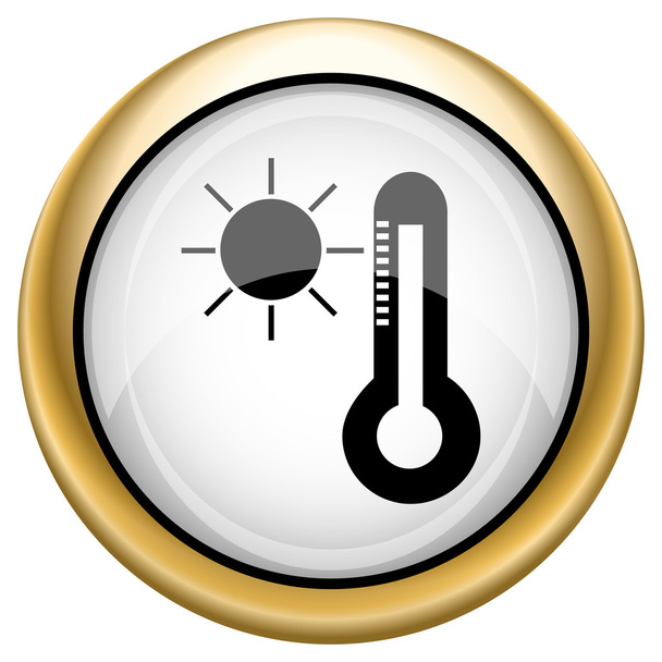 sol y termómetro icono
 - Foto, Imagen