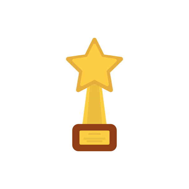 Ізольований золотий трофей зірки Векторний дизайн
 - Вектор, зображення