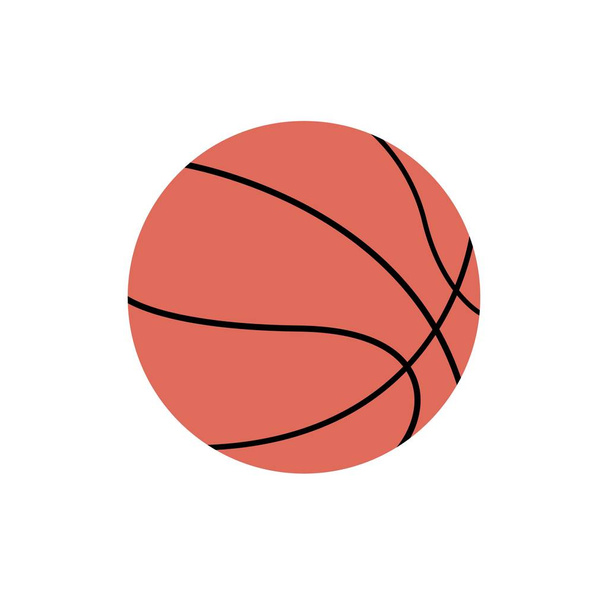 εικονίδιο μπάσκετ σε άσπρο φόντο - Διάνυσμα, εικόνα