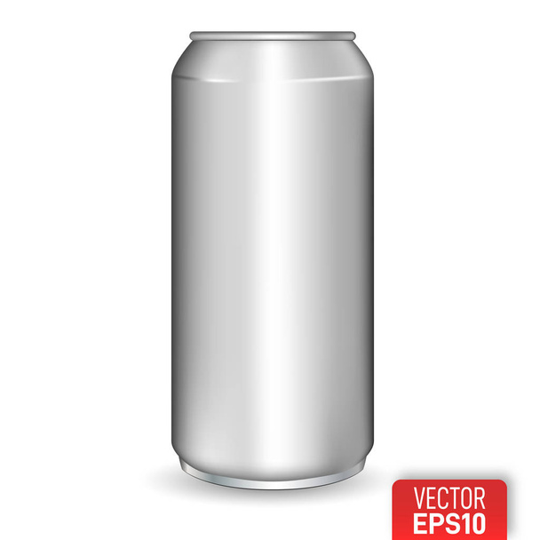 Realistic aluminium can - Vector, Image