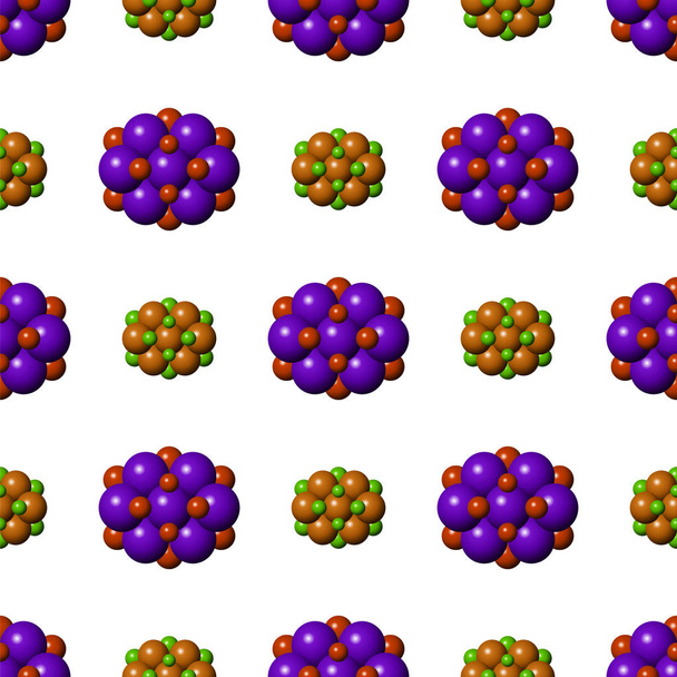 Abstrakti molekyylirakenne. Siniset punaiset pallot saumaton kuvio. Molekyylirakenne Atomit. Lääketieteellinen tausta
. - Valokuva, kuva