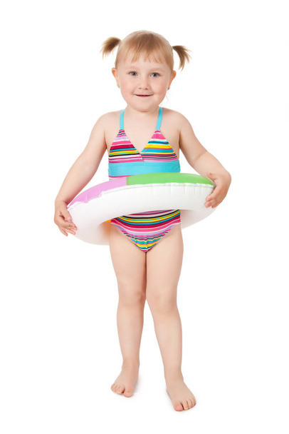 young girl in swimsuits - Fotó, kép