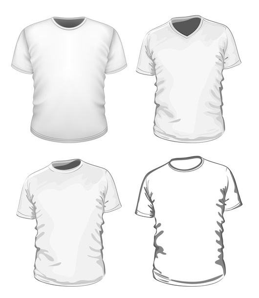 different style men's t-shirt - Вектор,изображение