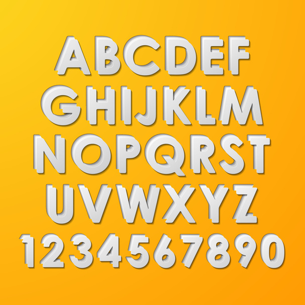 Conjunto de alfabeto - Vector, Imagen