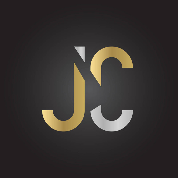 Luova kirjain JC Logo Design Vector malli. Alkuperäinen linkitetty kirje JC Logo Design
 - Vektori, kuva