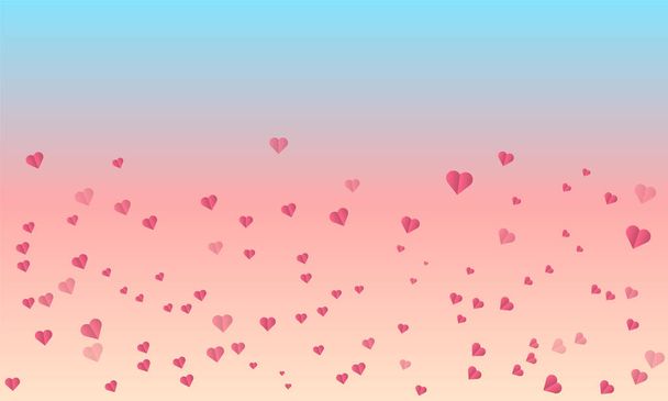 Lluvia abstracta de corazones rosados, ilustración de arte vectorial
. - Vector, imagen
