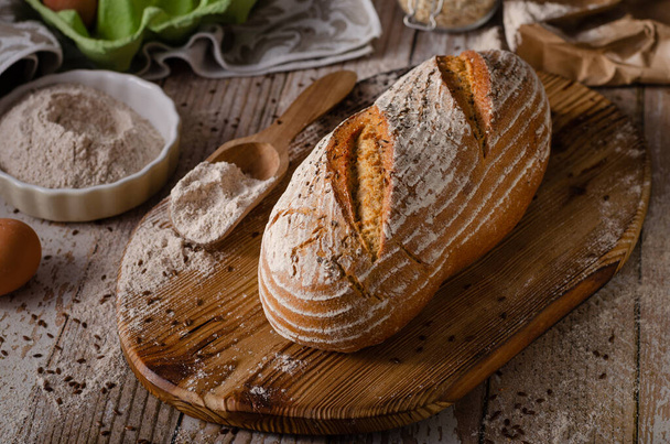 Homemade caraway bread - Foto, Bild