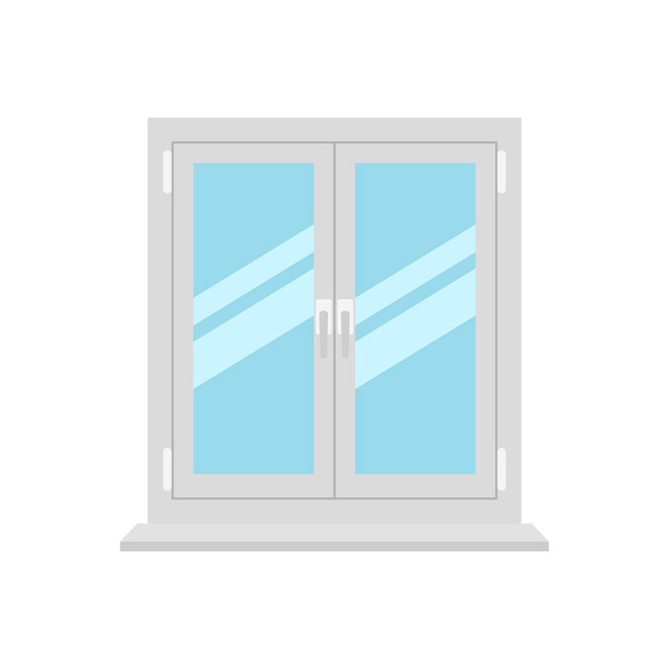 Vektorillustration des Fensters auf weißem Hintergrund. isoliert. - Vektor, Bild