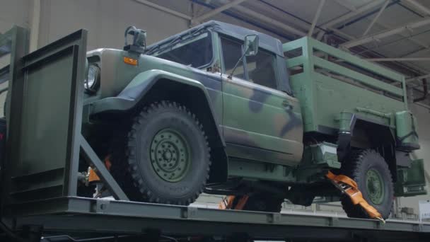 Military Camouflage Car - Footage, Video