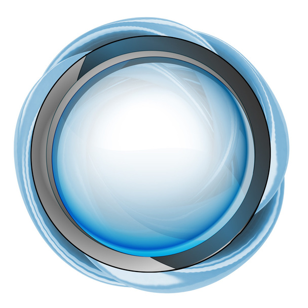 metallic unique circle shaped button design concept - Photo, Image
