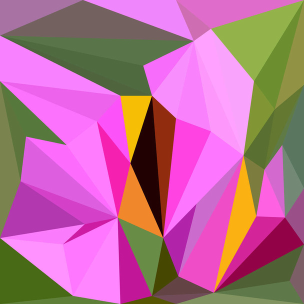 abstrakcyjny wektor wzór geometryczny trójkąt mozaika tło - Wektor, obraz