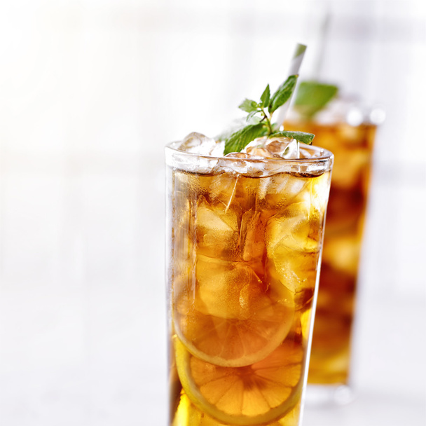 Cold iced tea - Foto, afbeelding