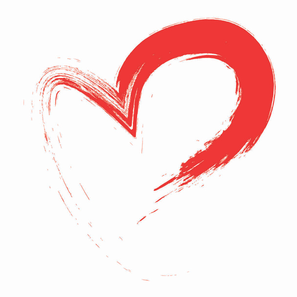 Corazón decoración del día de San Valentín aislado
 - Vector, imagen