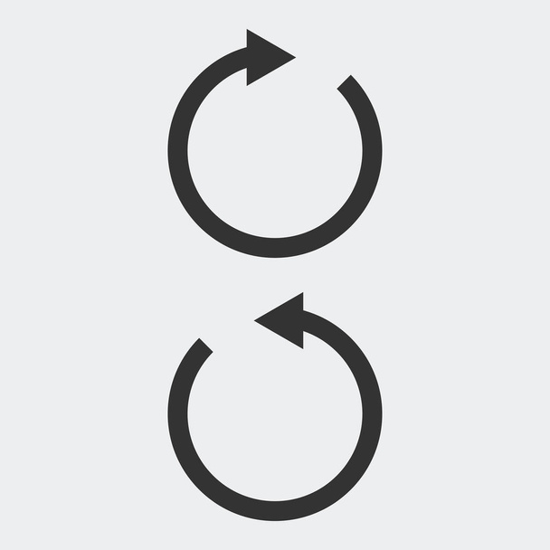 Repetir ícone ilustração isolado símbolo sinal vetor
 - Vetor, Imagem