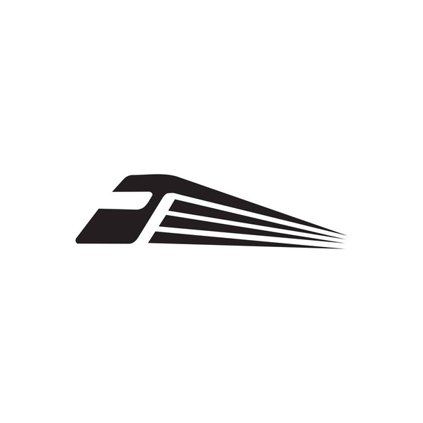 Векторный векторный шаблон логотипа поезда
 - Вектор,изображение