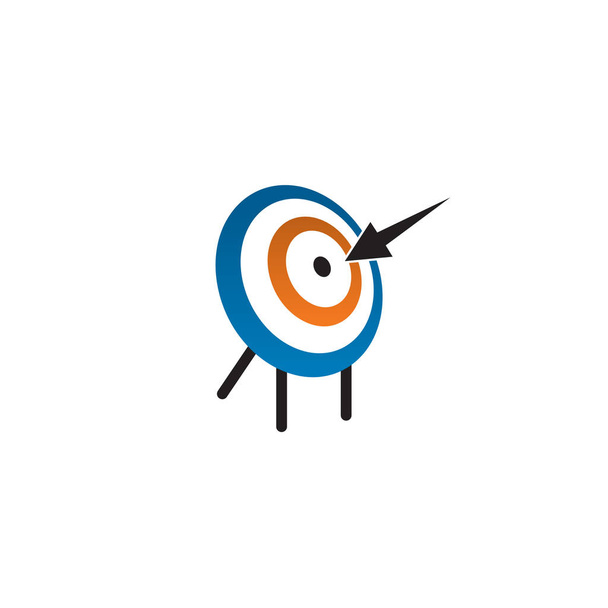 Modello vettoriale di progettazione logo target
 - Vettoriali, immagini