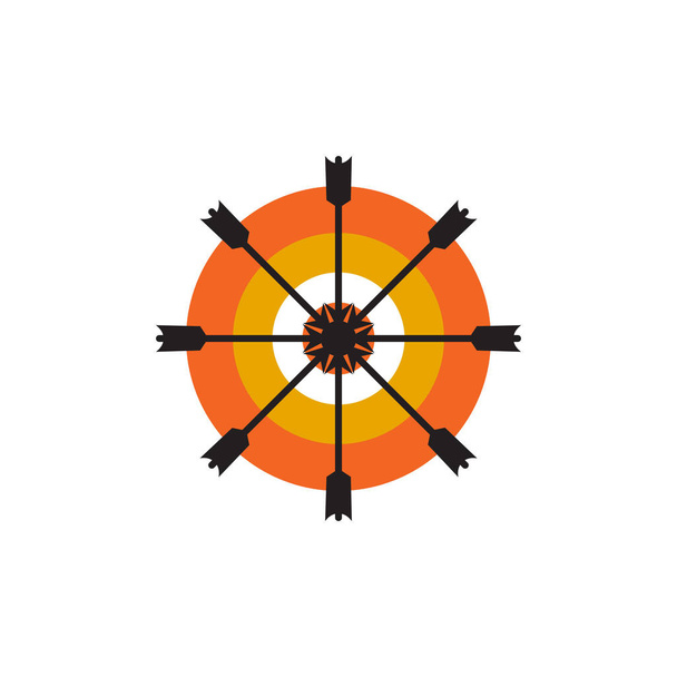Plantilla de vector de diseño de logotipo objetivo
 - Vector, imagen