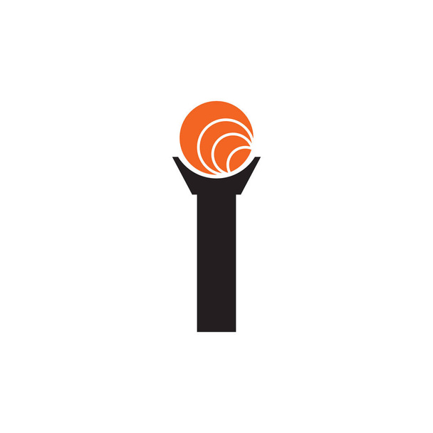 факел дизайн логотипу векторний шаблон
 - Вектор, зображення
