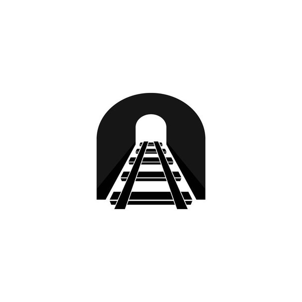 Railway logo , vector icon illustration  - Vector, Image