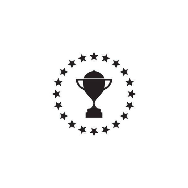 Trophy icon logo design vector template - Vector, Image